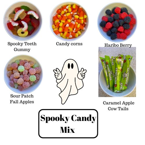 Spooky Mini Bucket Candy Mix~ Regular Candy